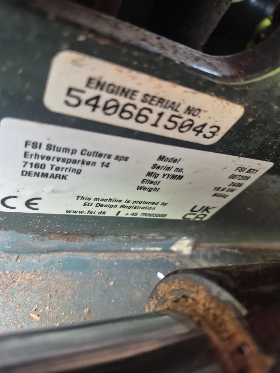 Stump grinder fsi B31 - Image 4