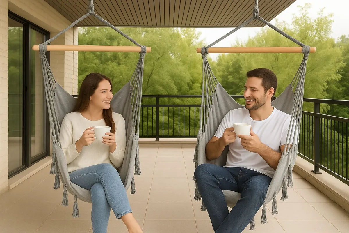 Hammock Swing Hanging Chair Garden - Image 2