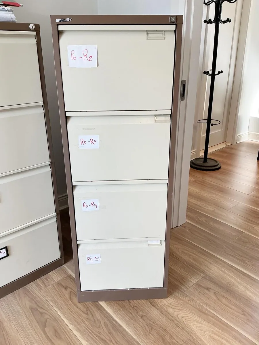 4 Drawer Filing cabinets - Image 3