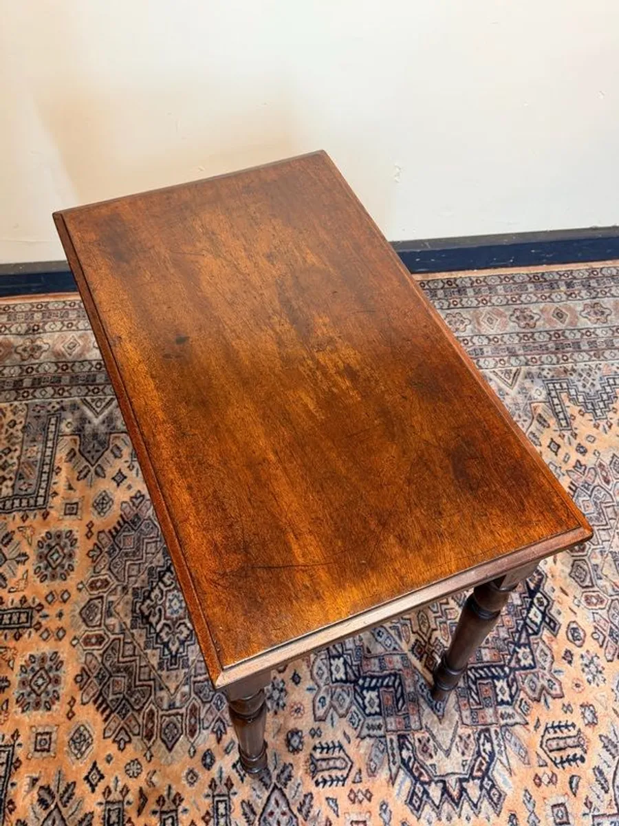 Late 19th Century Occasional or Hall Table on Castors - Image 4