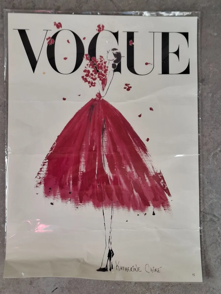 Vintage print - Katherine Chire 'VOGUE' girl - Image 1
