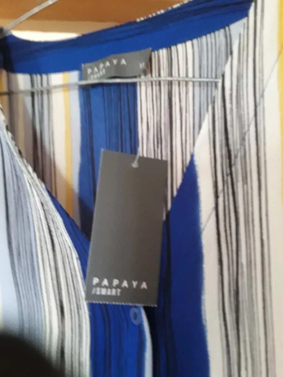 Brand new ladies striped blouse lovely colored - Image 3