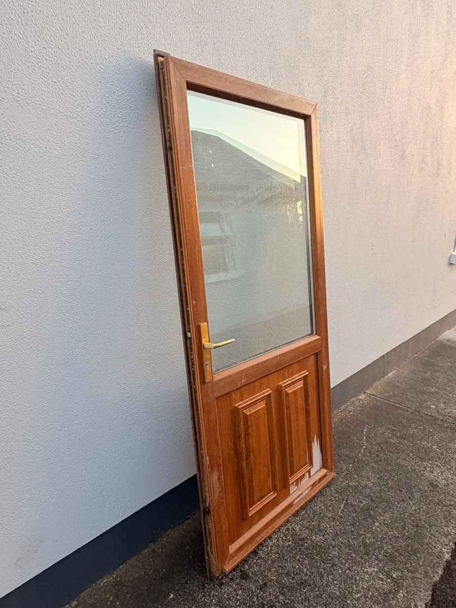 Golden Oak uPVC Door - Image 4