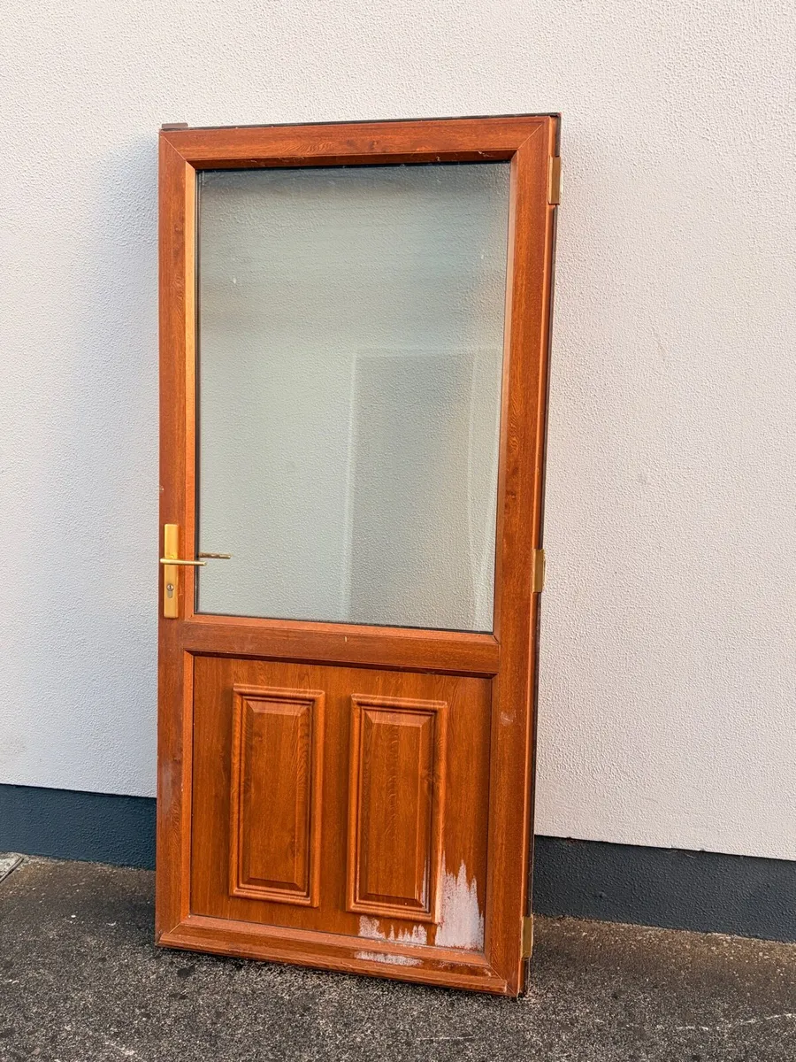 Golden Oak uPVC Door - Image 2