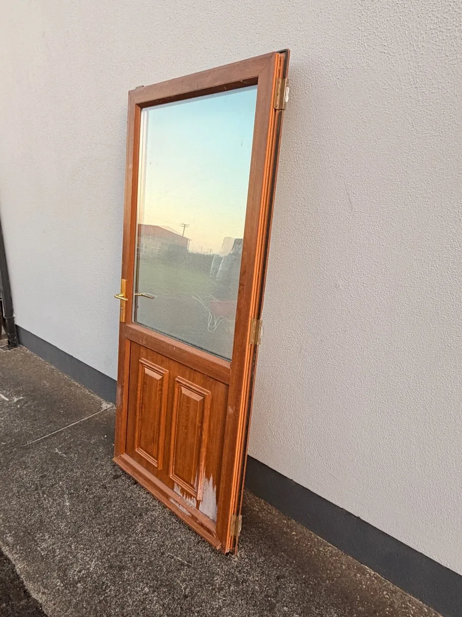Golden Oak uPVC Door - Image 3