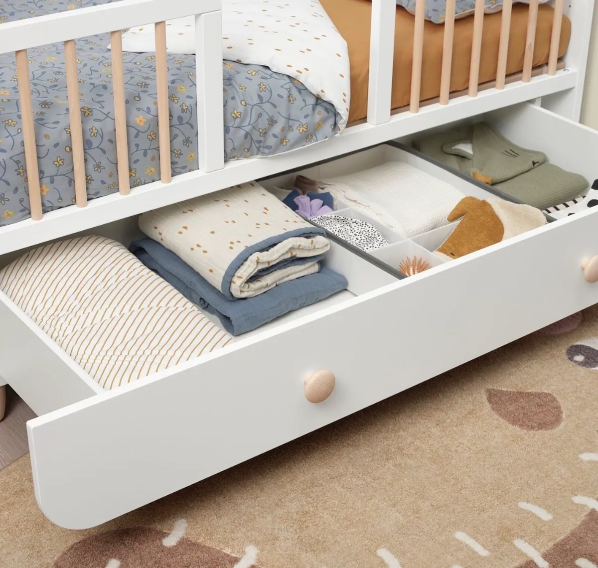 IKEA cot and changing table - Image 3