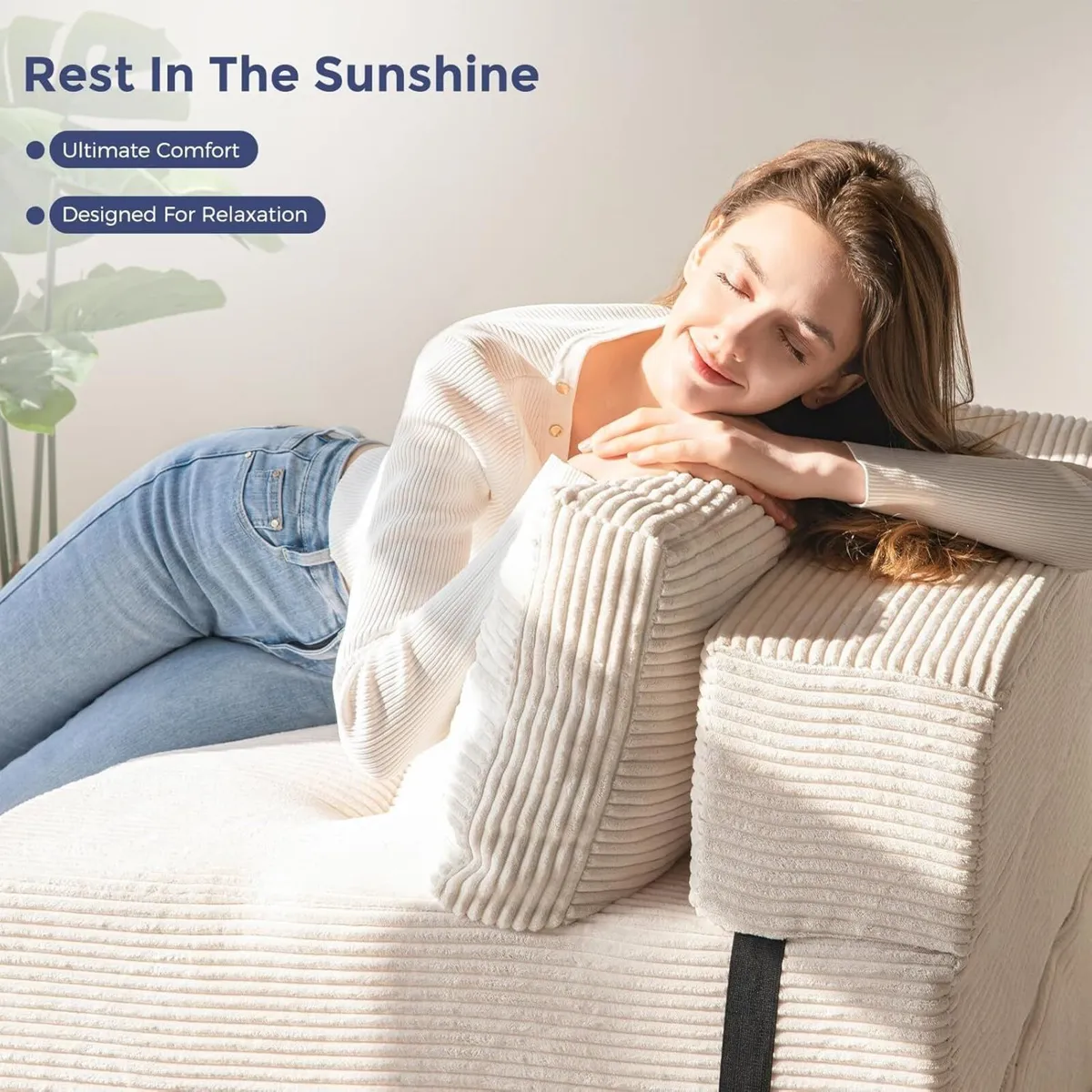 Folding Sofa Bed Convertible with High-Density - Image 4