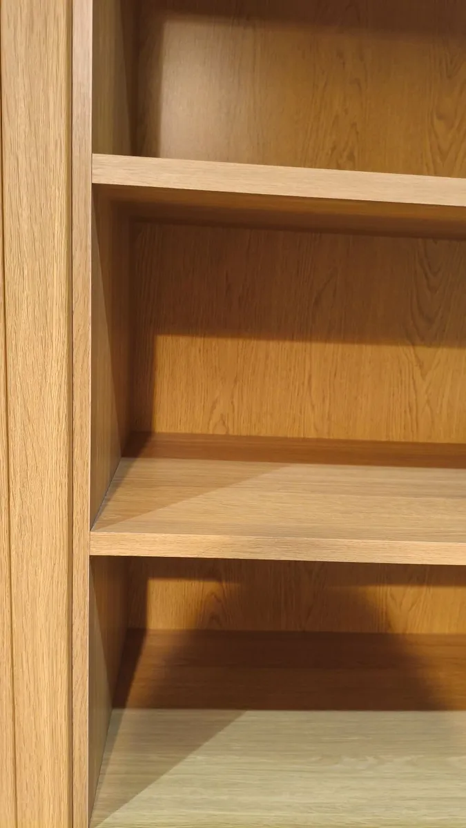 Oak color book shelf ~ lots of space - Image 4
