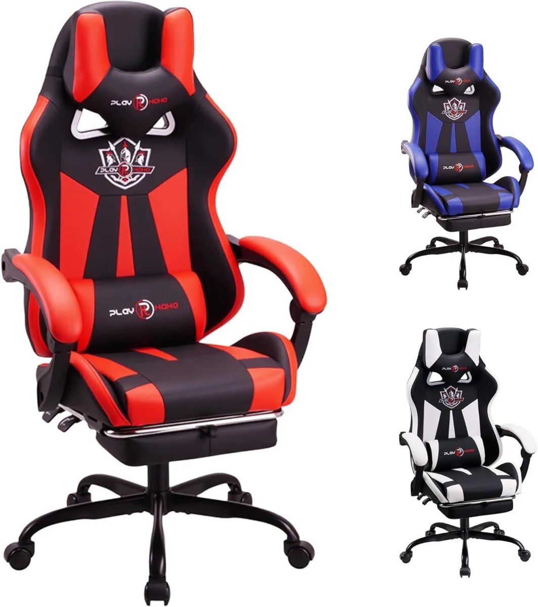 Ergonomic reclining seat with footrest adjustable - Image 1