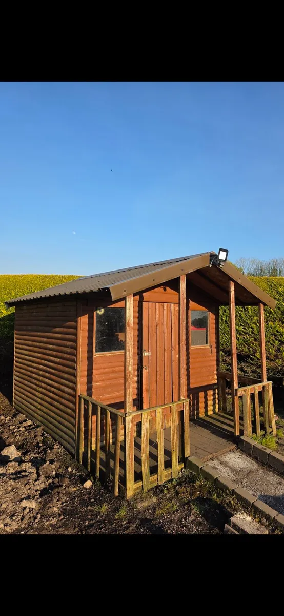 Timber Garden Shed - Including Veranda - Image 1
