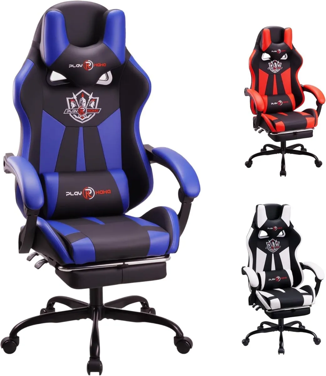 Ergonomic reclining seat with footrest adjustable - Image 1