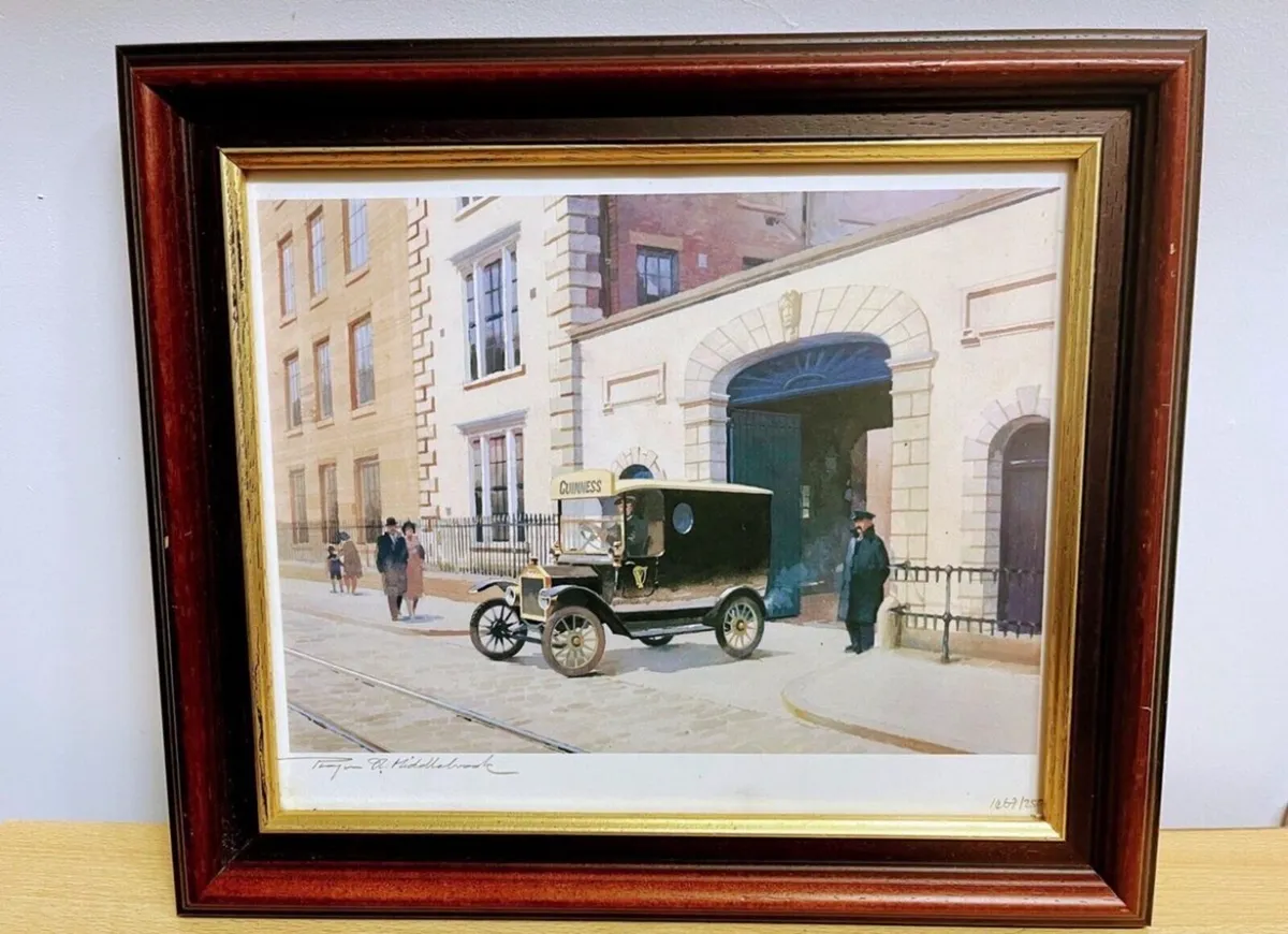 Limited edition framed Guinness print - Image 1