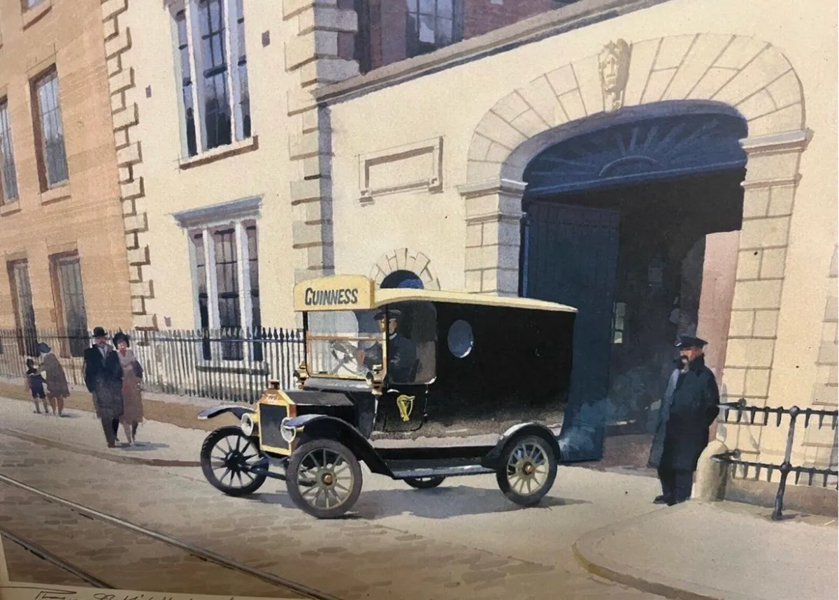 Limited edition framed Guinness print - Image 2