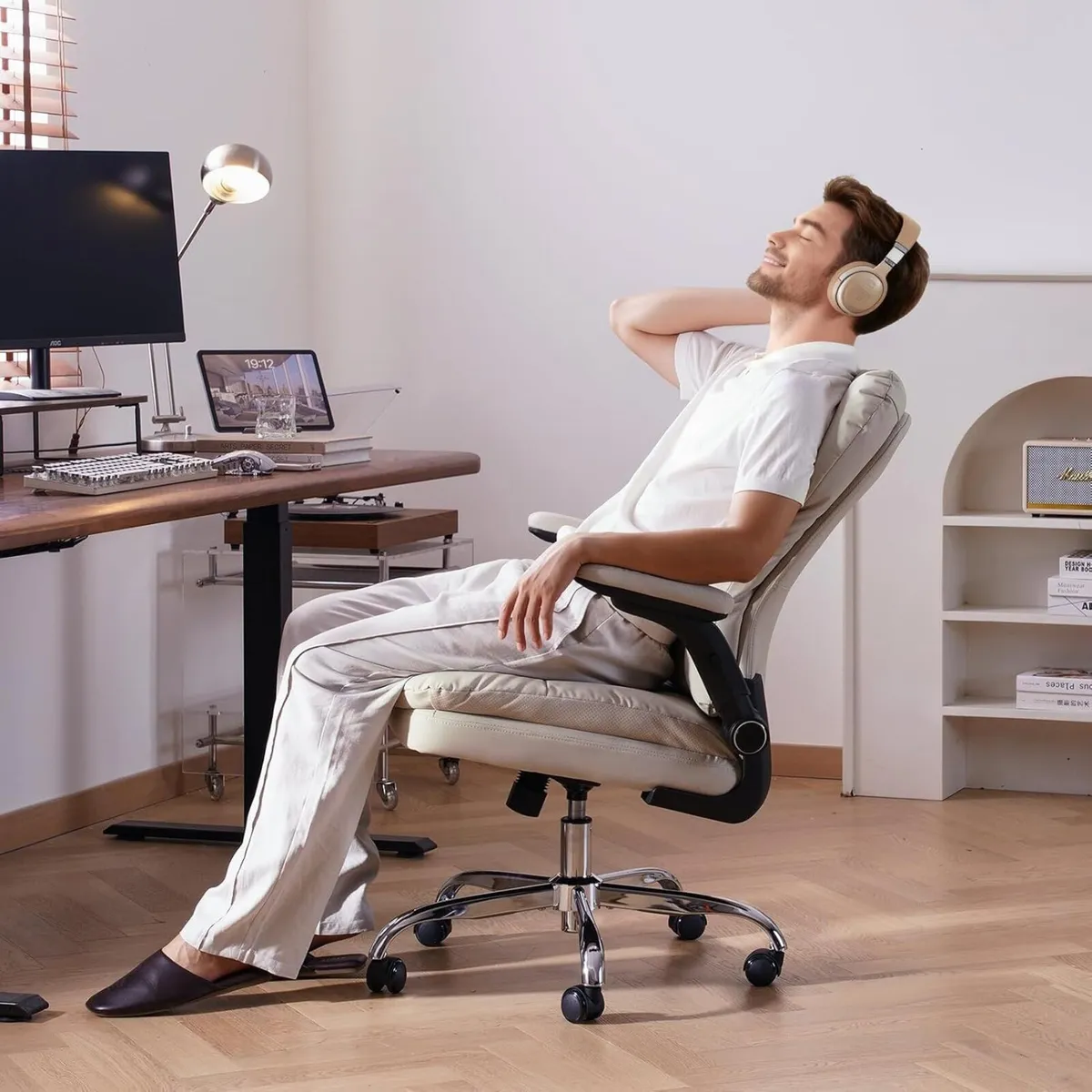 Office Chairs for Home with 3D Flip-up Armrests - Image 2