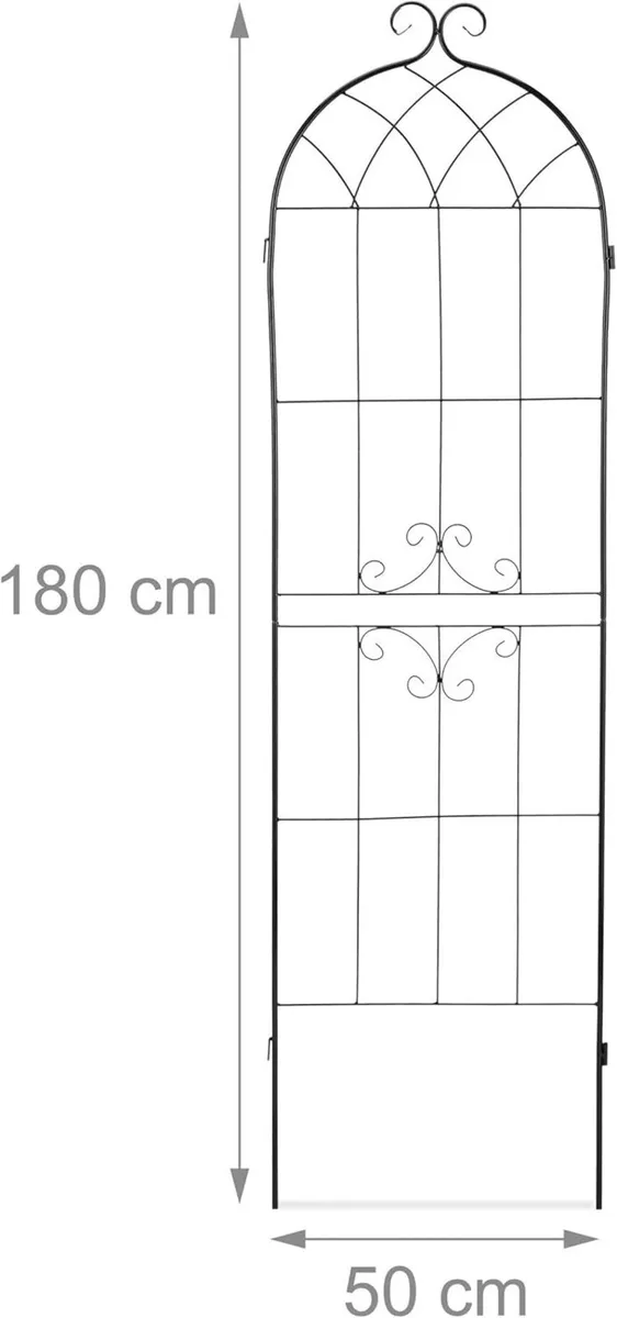 Garden Trellis Set of 2 180 x 50 cm Support for - Image 3