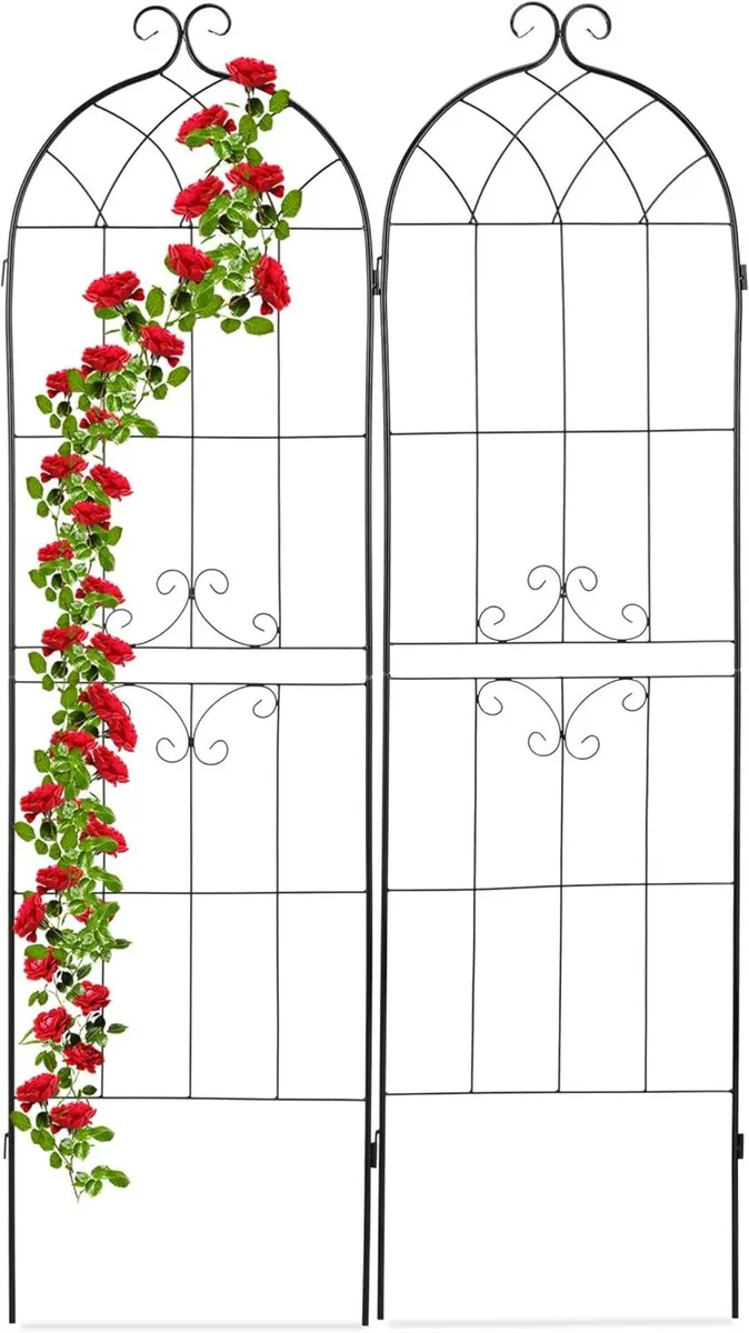 Garden Trellis Set of 2 180 x 50 cm Support for - Image 1