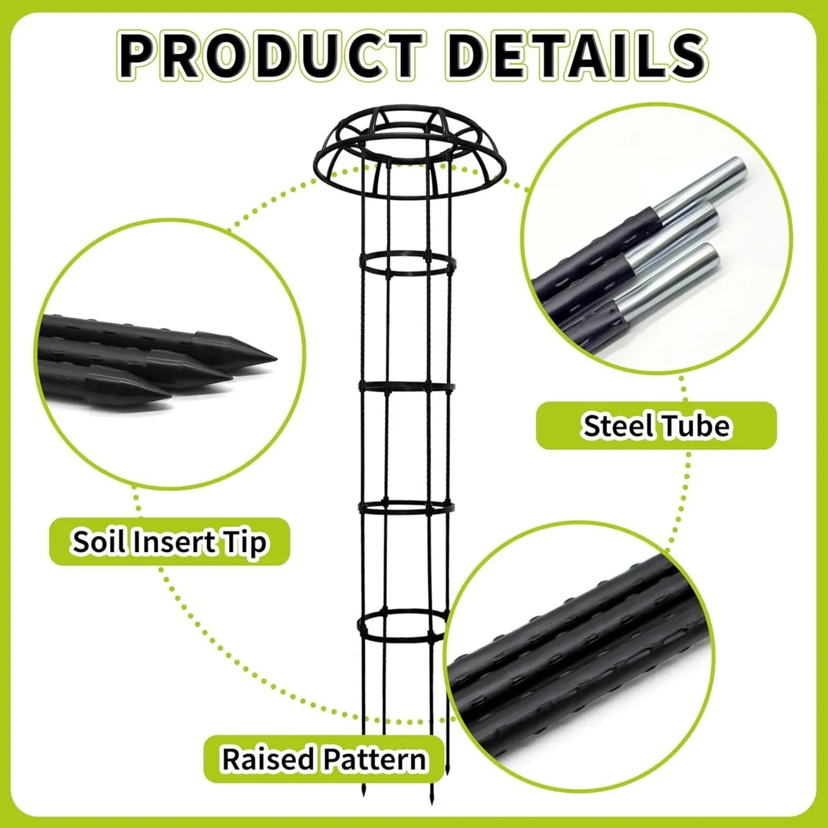 2 Pack 165cm Umbrella Trellis Wisteria Support - Image 4