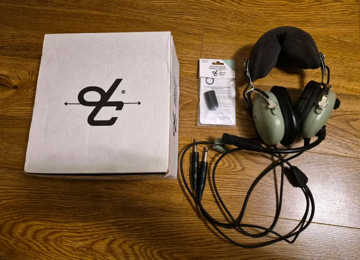 David Clark Aviation Headset - Image 1