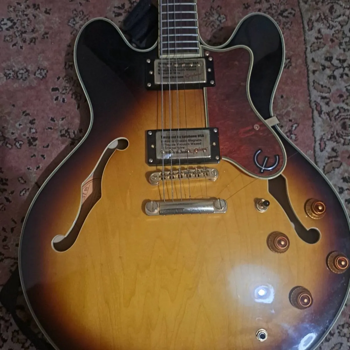 Epiphone Sheraton - 11 pro vintage sunburst electr - Image 3