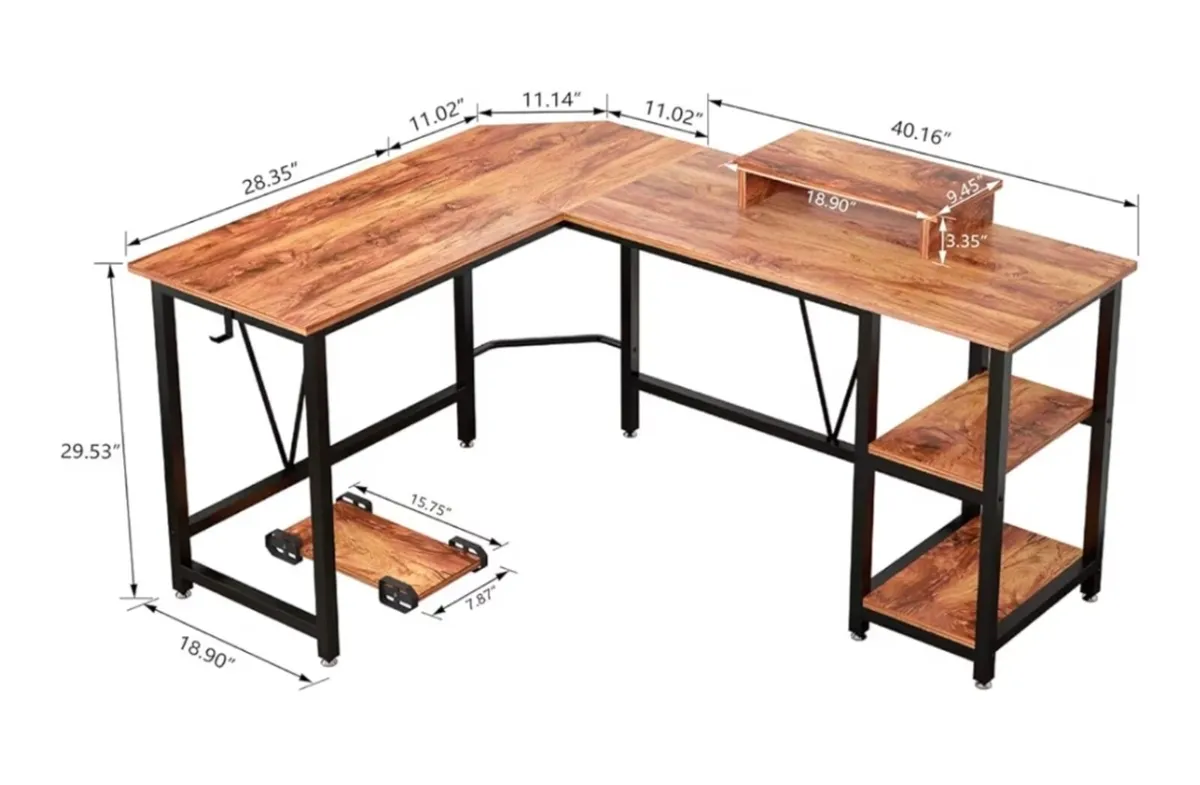Home Office Desk - L Shaped - Image 4