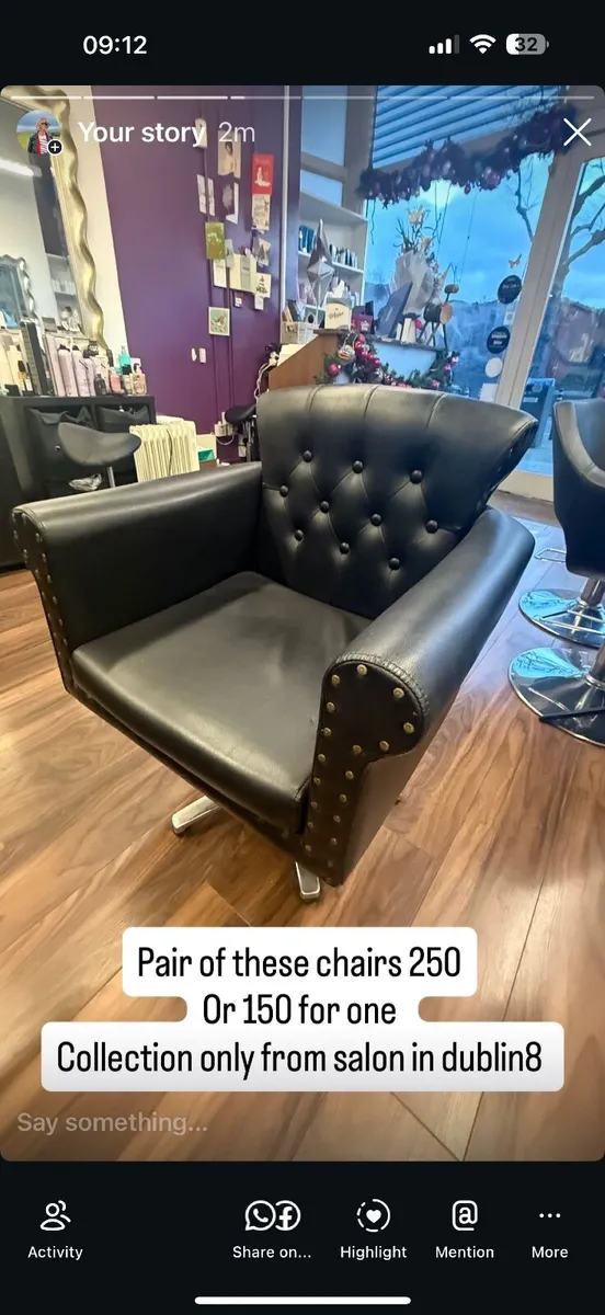 Salon furniture Chairs - Image 1