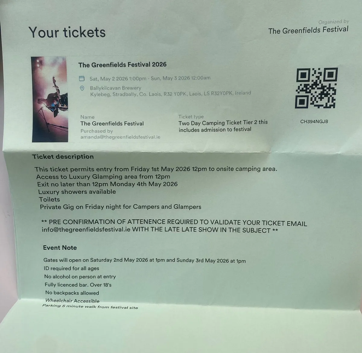 Festival tickets - Image 4