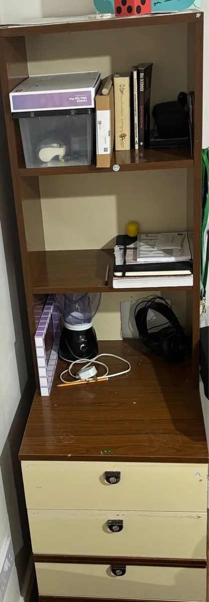 Tall wooden storage unit - Image 2