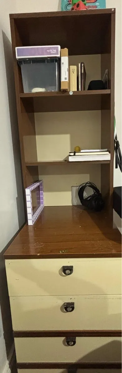 Tall wooden storage unit - Image 1