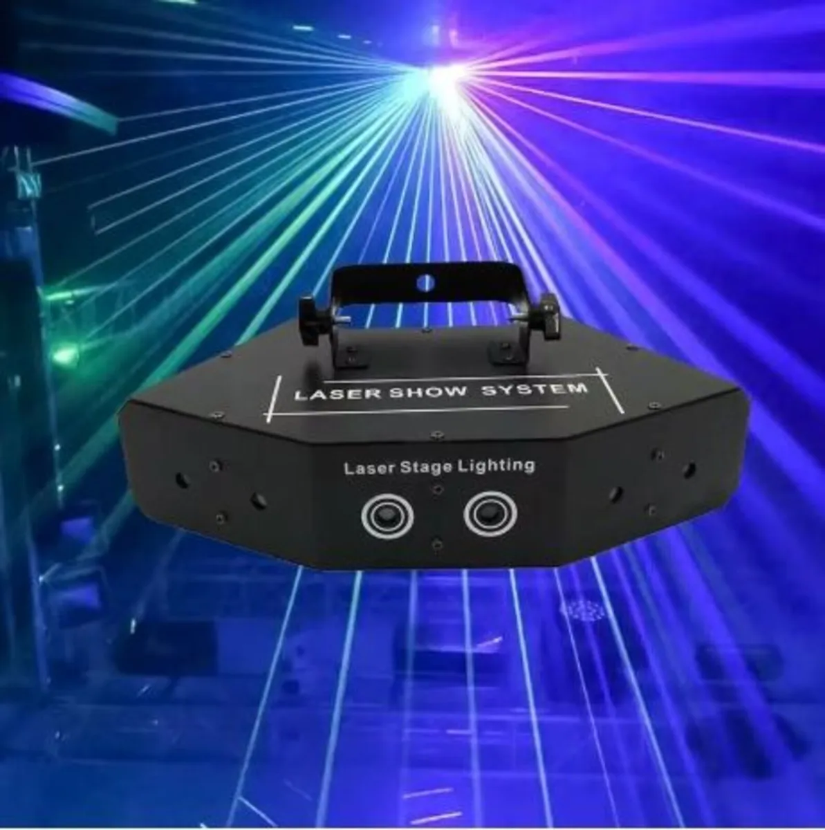 6 Beam Professional RGB DMX Stage Laser Light - Image 1