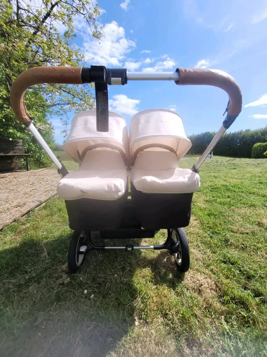 Bugaboo Donkey Twin Travel System + car seats - Image 1