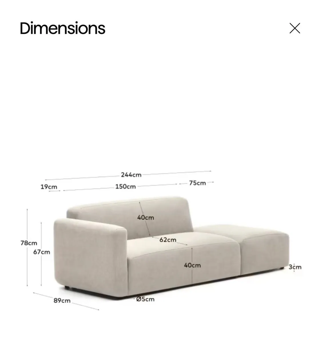 Modular sofa - Image 1
