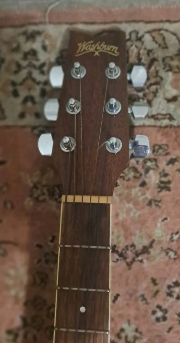 Washburn D10SCE-Dl Natural electric semi acoustic - Image 4