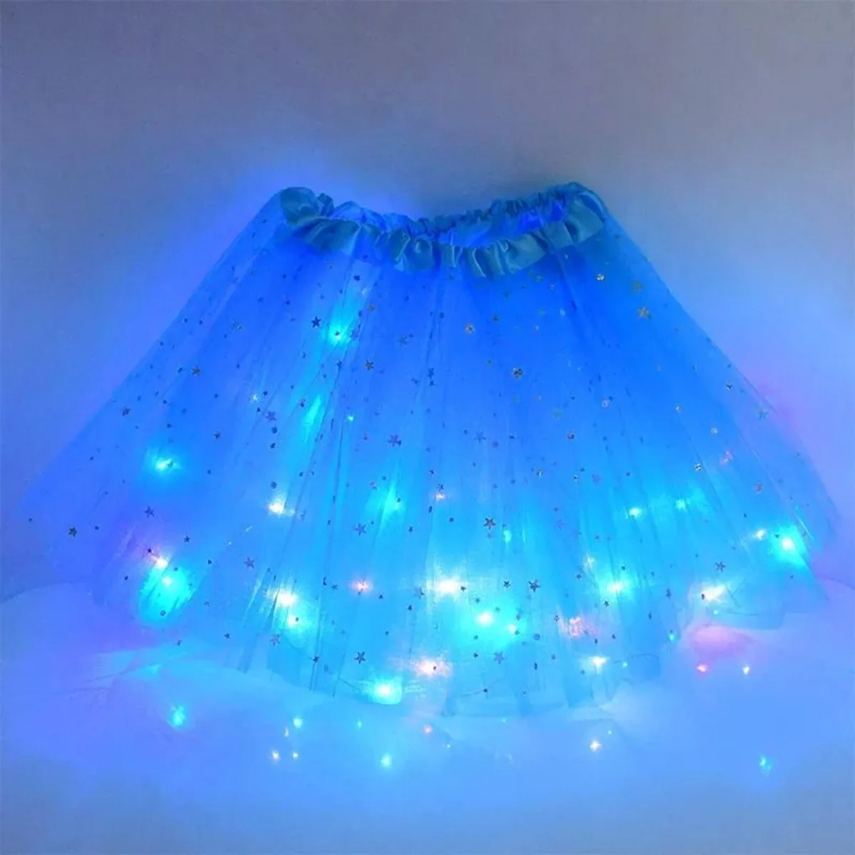 Children's blue tulle skirt one size - Image 1