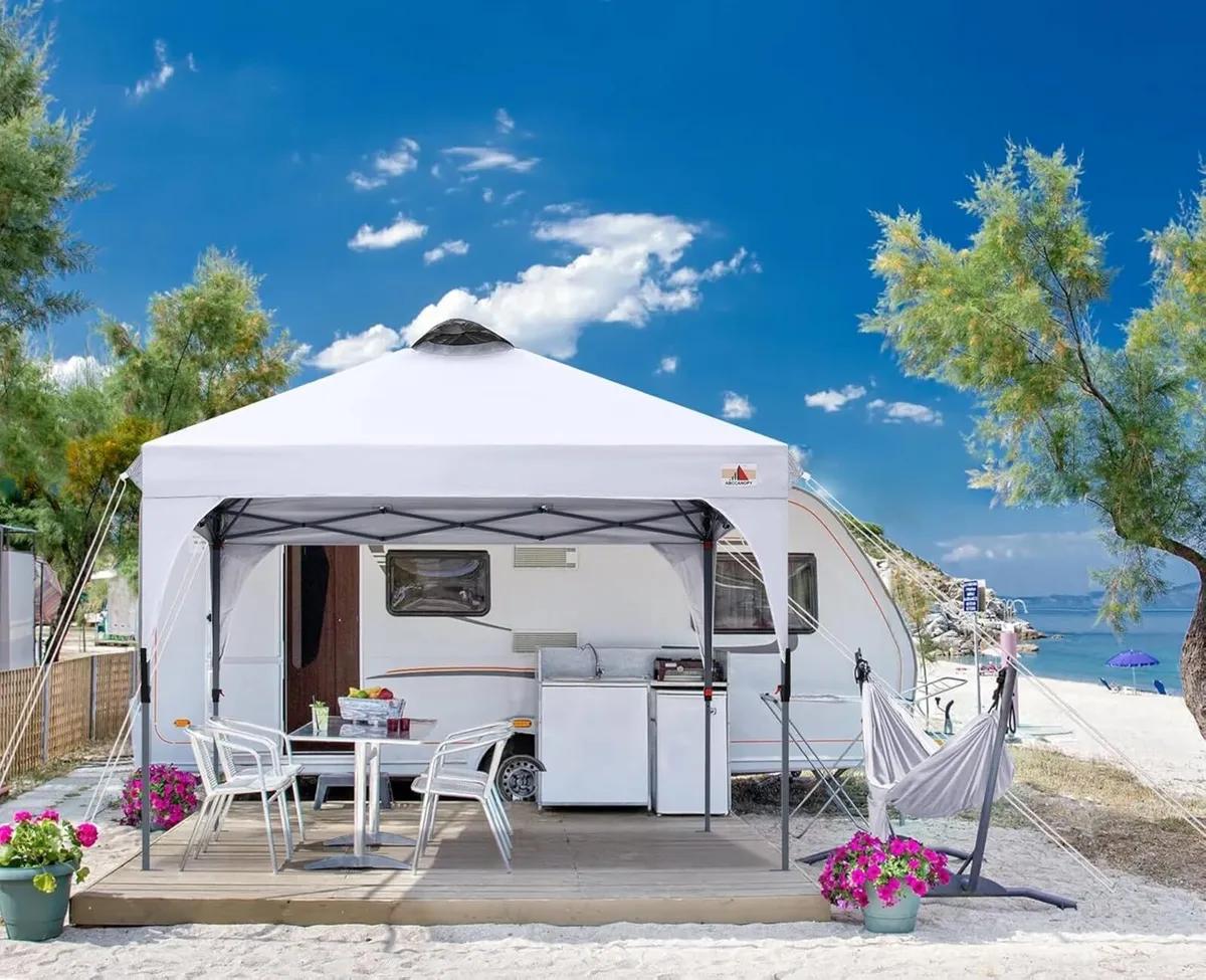 3x3M Pop Up Gazebo Commercial With Upgrade Roller - Image 2