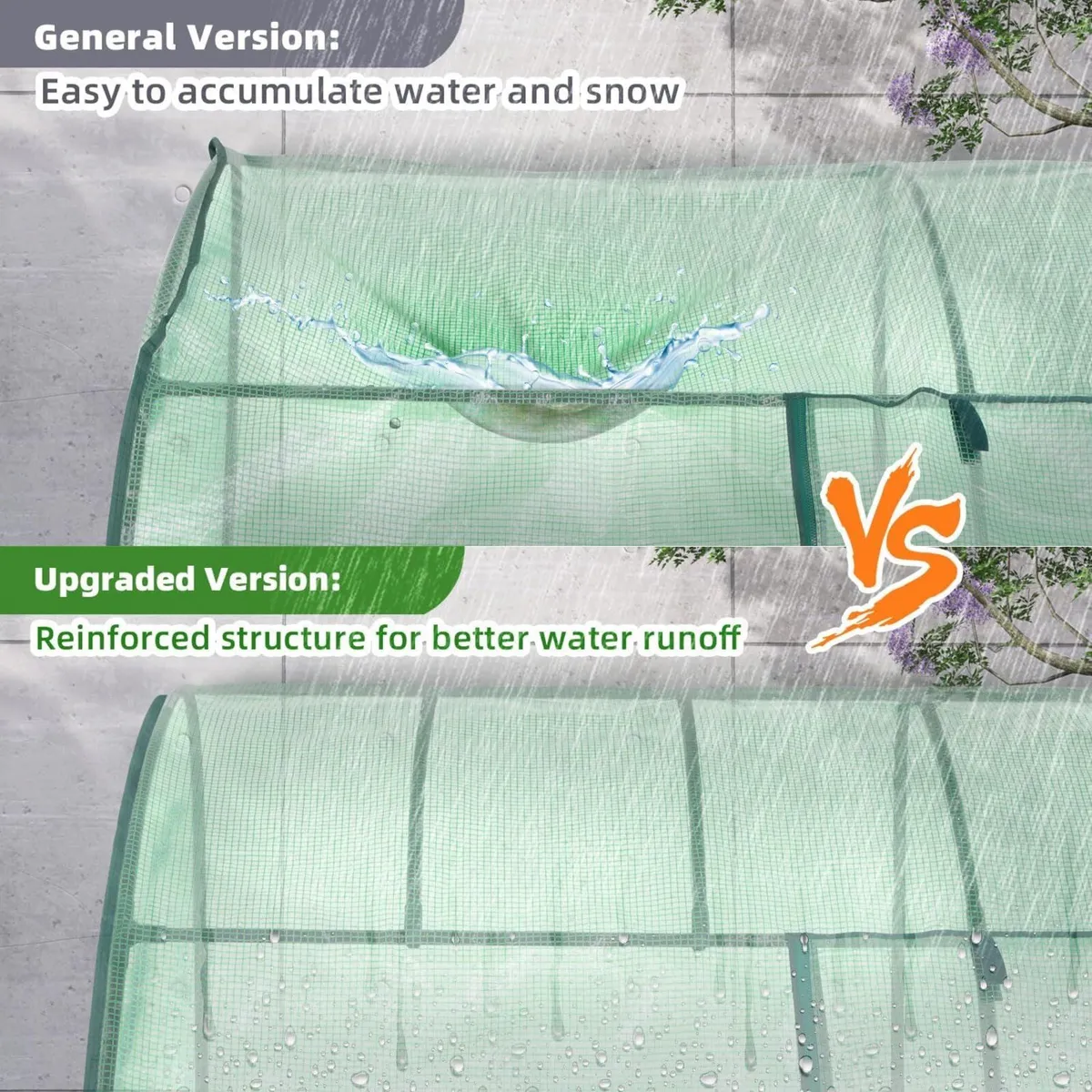 Lean to Greenhouse with Free Shelving unit - Image 4