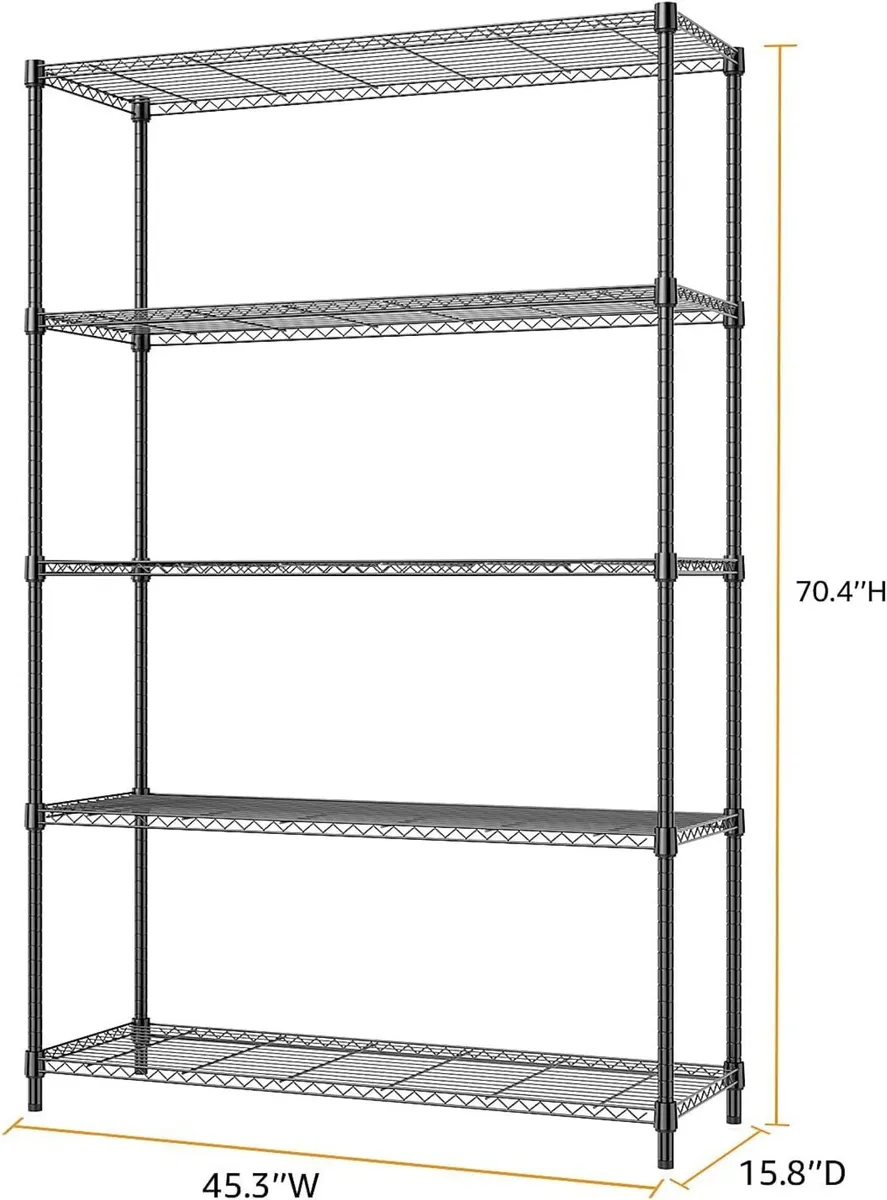Shelf Height Adjustable Shelves Total Load - Image 3
