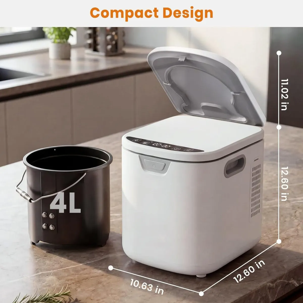 4L Electric Composter for Kitchen Indoor Food - Image 2
