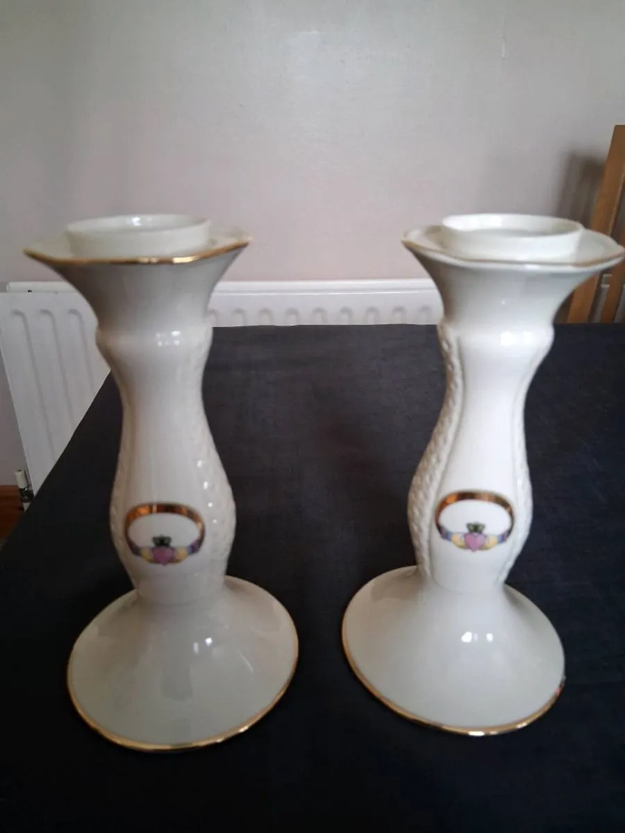 Pair of Donegal China Candle Stick Holder's - Image 1