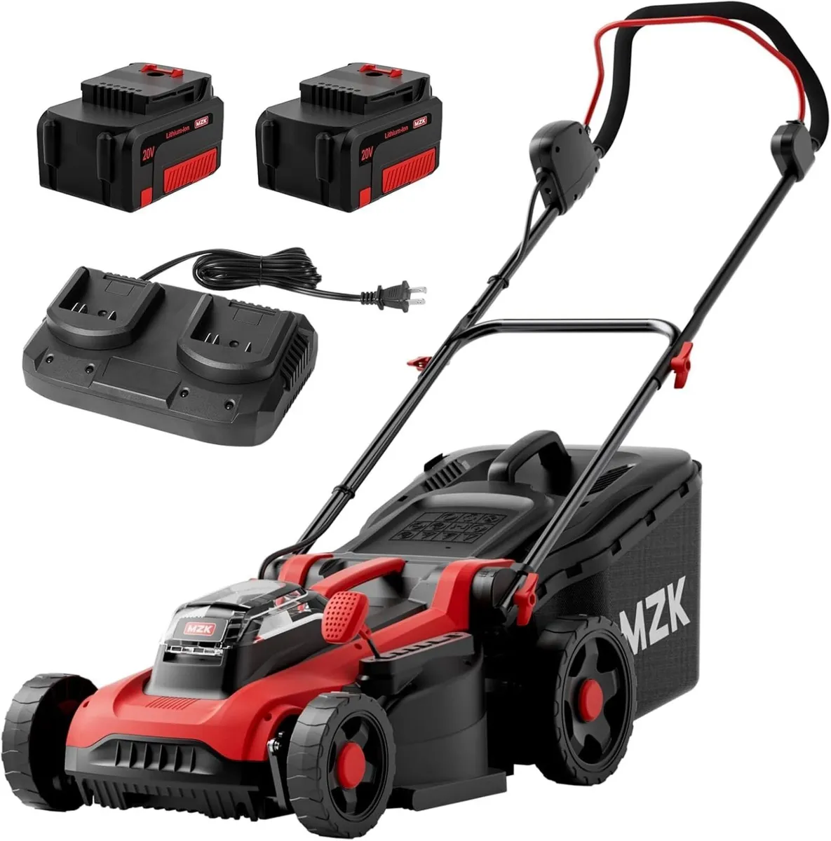 40V 41cm Cordless Electric Lawn Mower 2-in-1 - Image 1