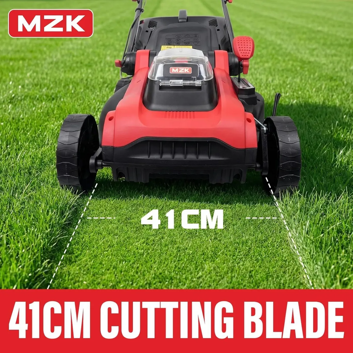 40V 41cm Cordless Electric Lawn Mower 2-in-1 - Image 4