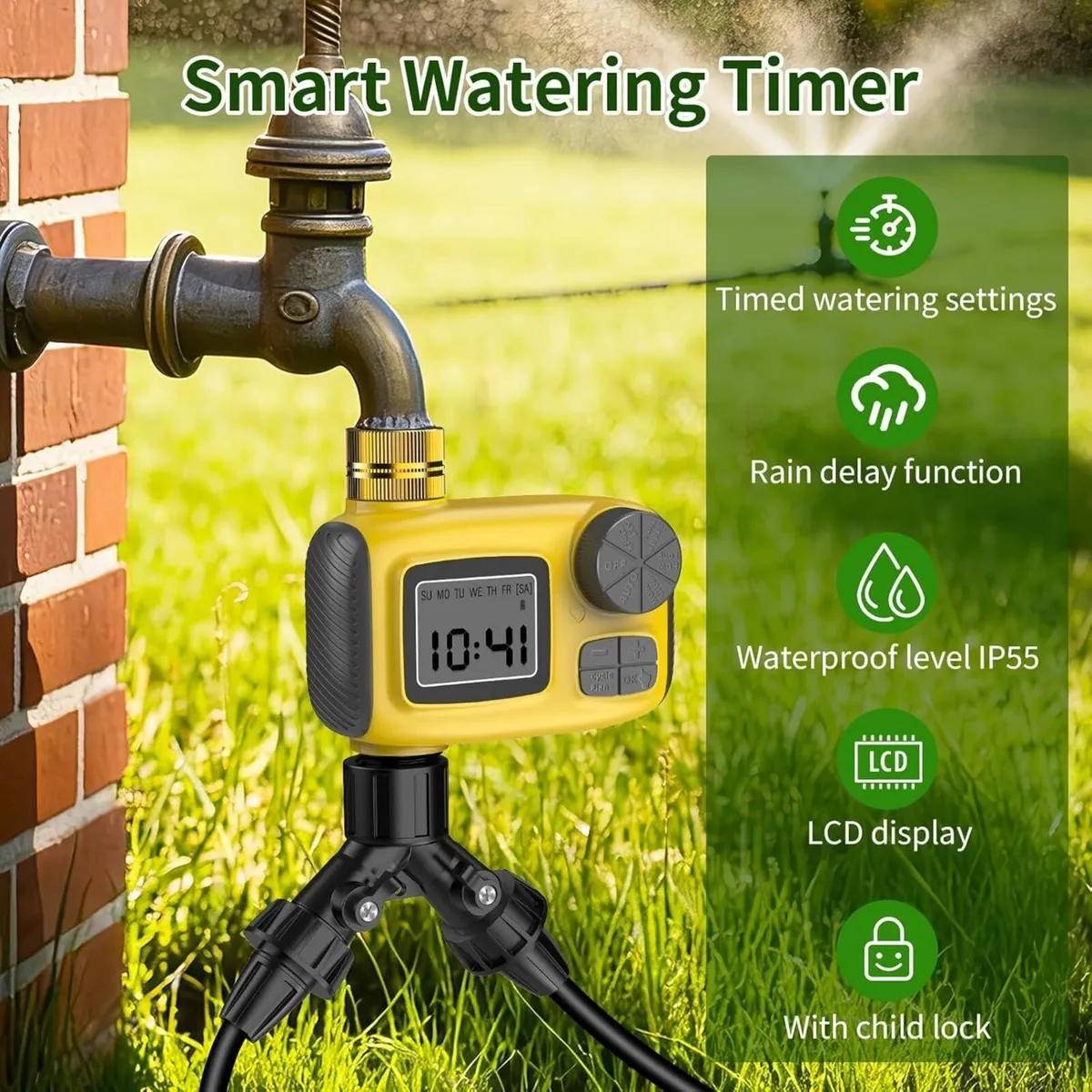 165FT Drip Irrigation System Kit with Smart - Image 2