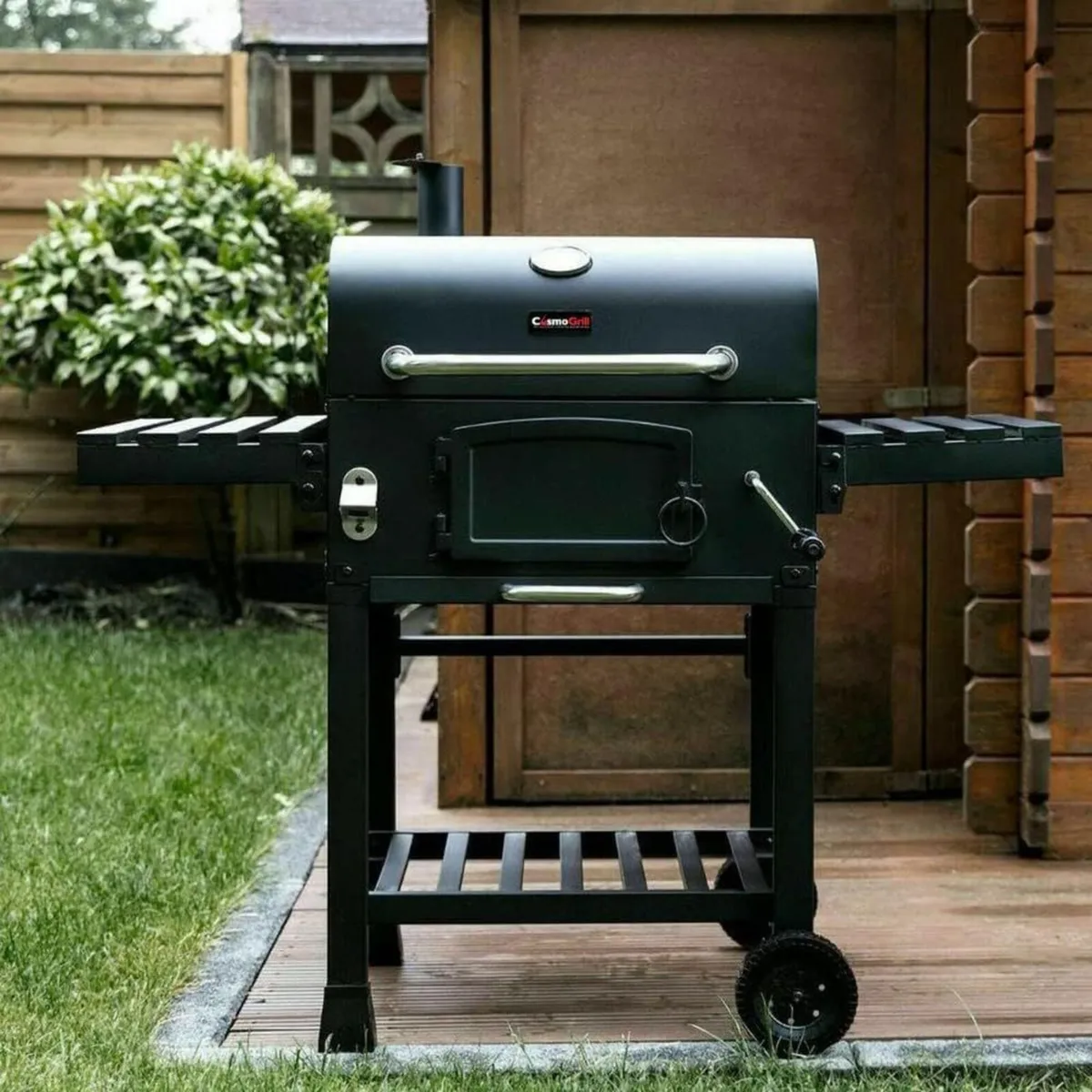 Outdoor XL Smoker Barbecue Charcoal Portable BBQ - Image 2