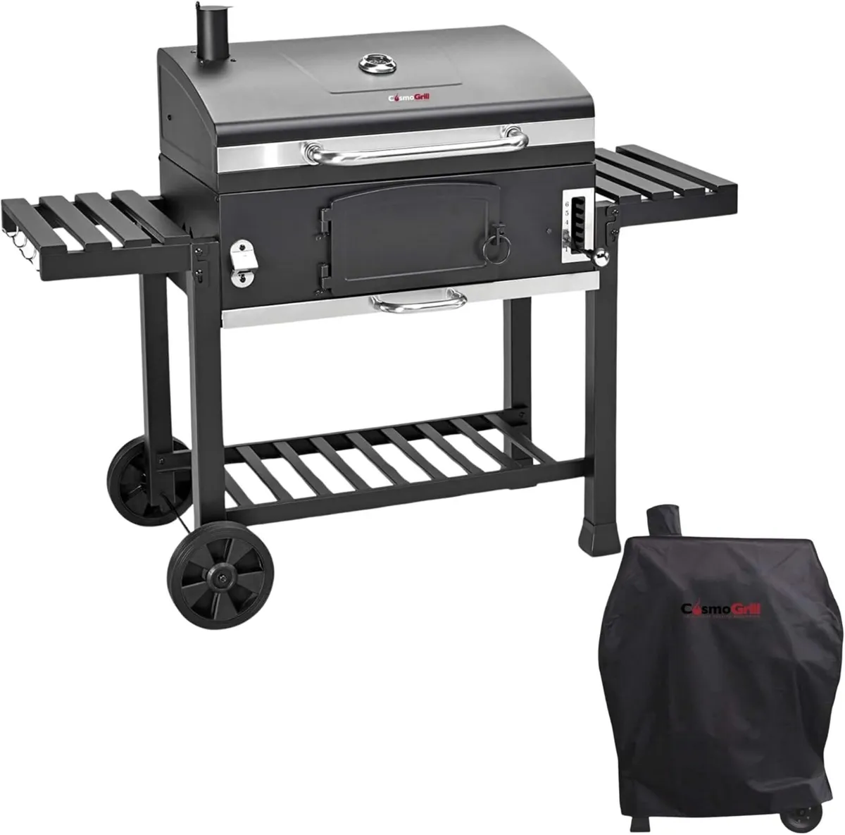 Outdoor XXL Smoker Barbecue Charcoal Portable BBQ - Image 1