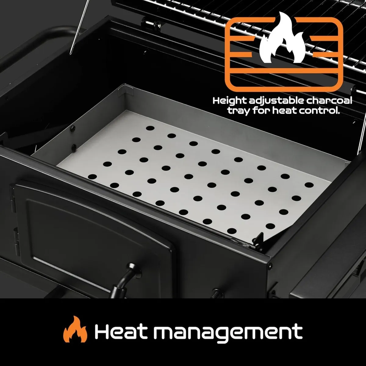 Black Label Charcoal BBQ American Style Barrel - Image 4