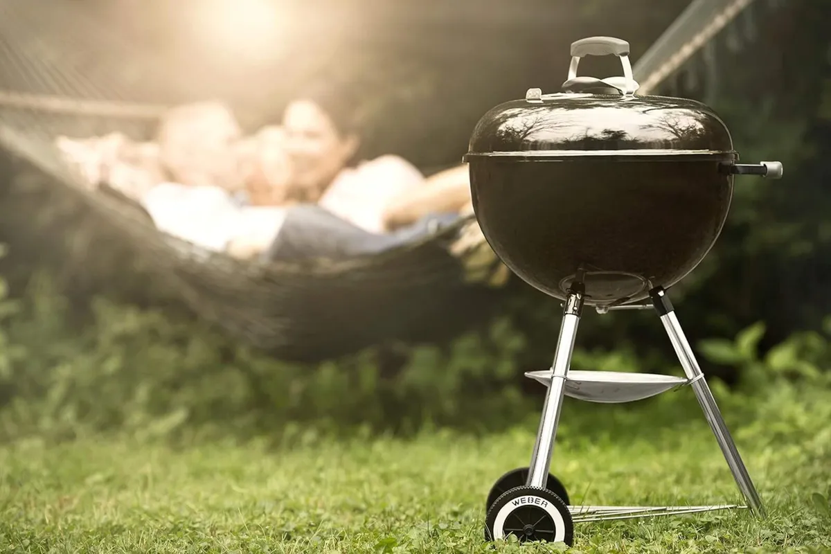 Original Kettle E- Charcoal Barbecue/Porcelain-Ena - Image 2