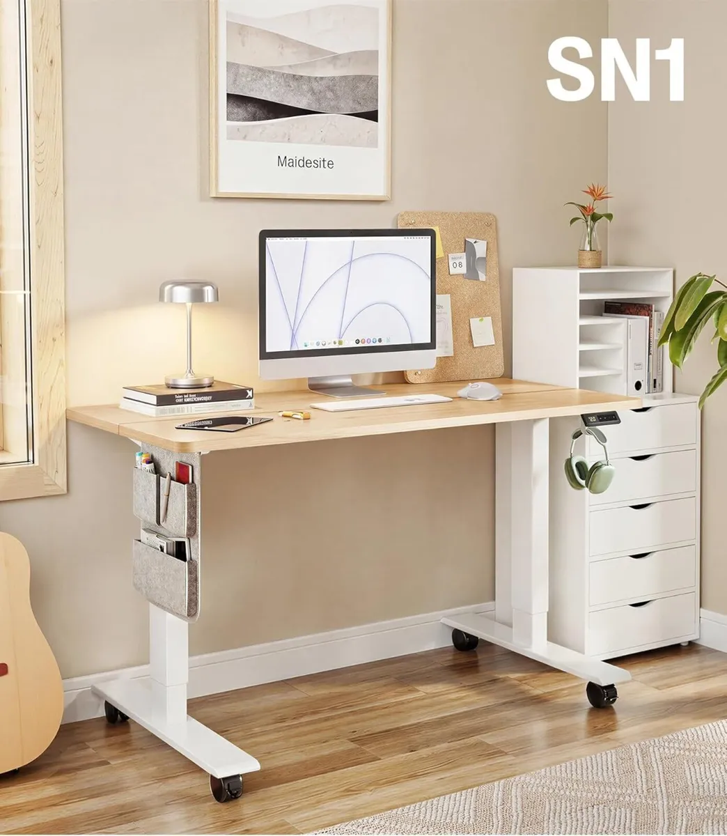 Electric Height Adjustable Standing Desk 100 x 60 - Image 2
