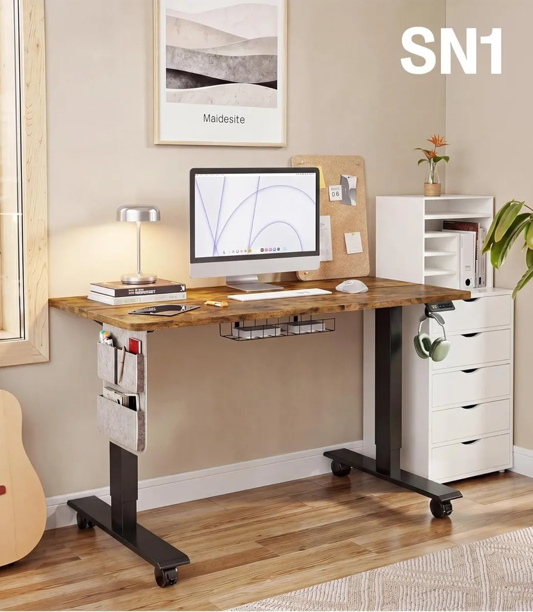 Electric Height Adjustable Standing Desk 100 x 60 - Image 2