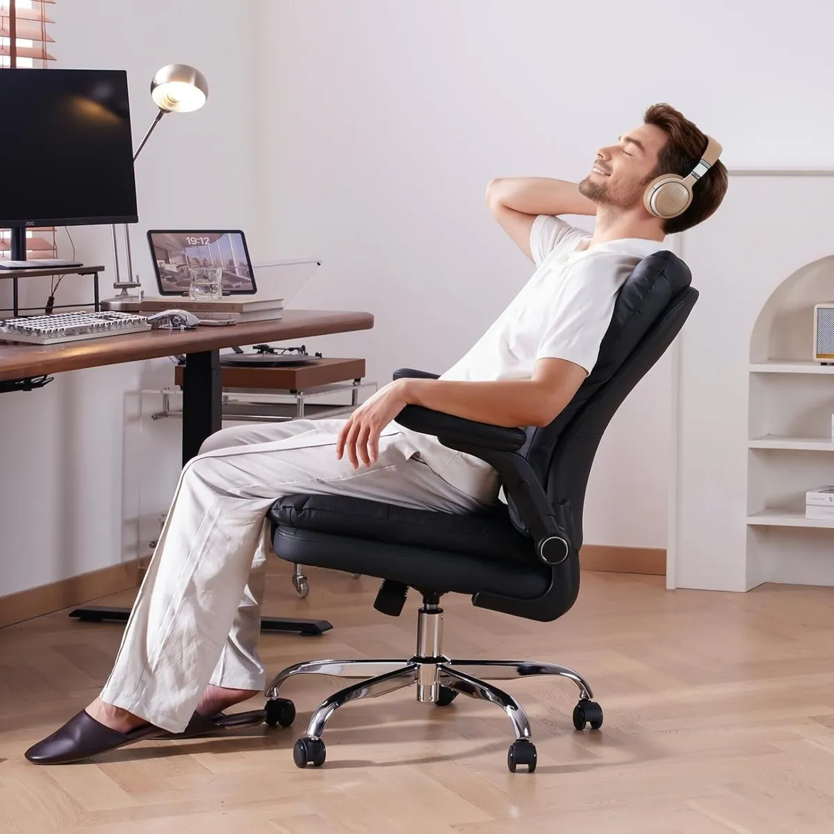 Office Chairs for Home with 3D Padded Flip-up - Image 2