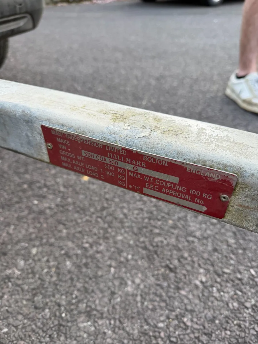 Boat trailer-Hallmark Indespension - Image 4