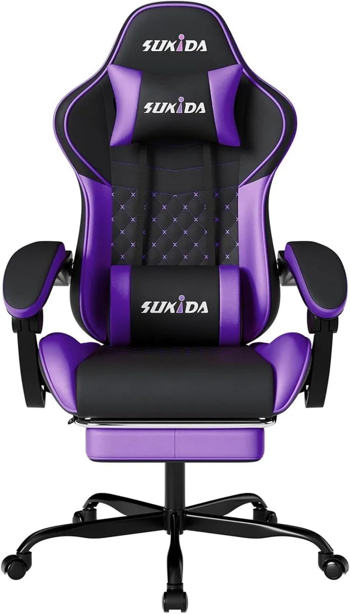 Gaming Chair Ergonomic Computer Chairs with - Image 1